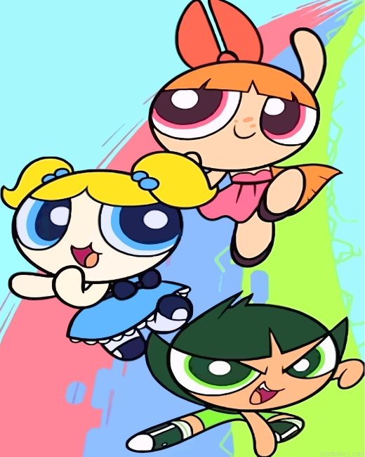 Powerpuff Girls Painting By Numbers.png