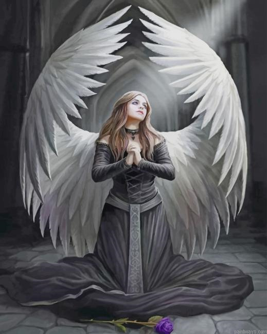 Praying Angel New Painting By Numberss.png