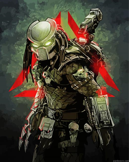 Predator Art Painting By Numberss.png