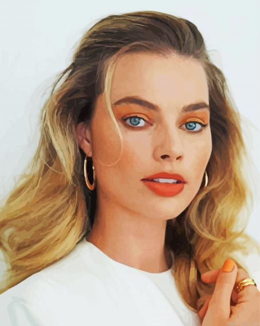 Pretty Margot Robbie Painting By Numberss.png