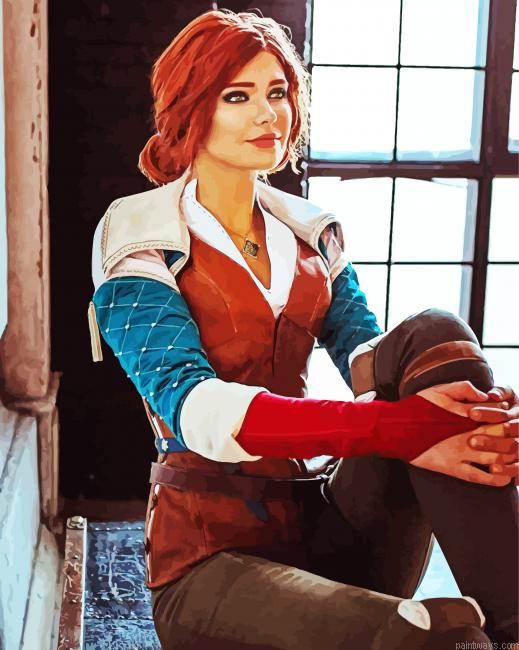 Pretty Triss Merigold Painting By Numberss.png