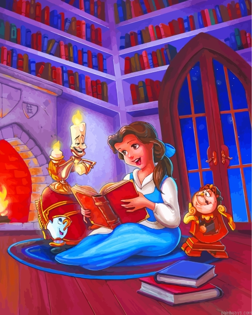 Princess Beauty Painting By Numbers.png