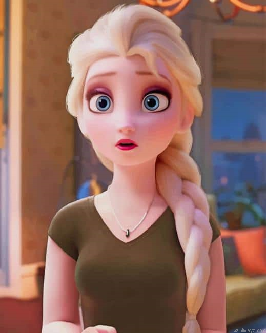 Princess Elsa Painting By Numberss.png