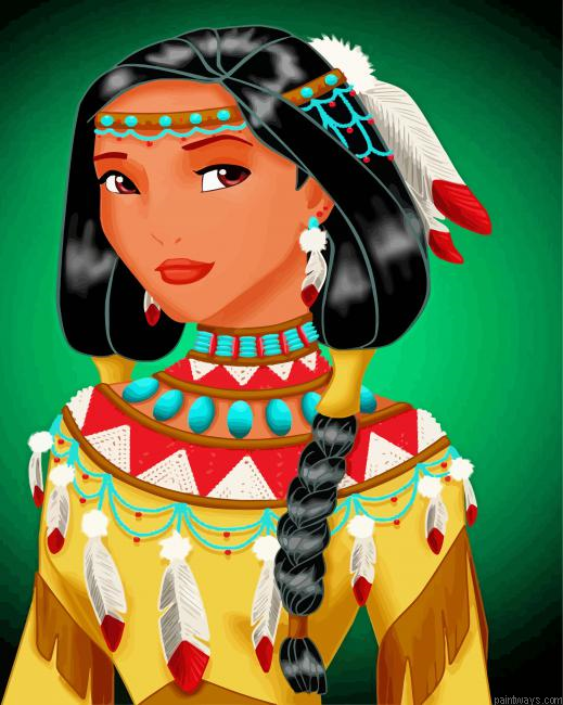 Princess Pocahontas Painting By Numbers.png