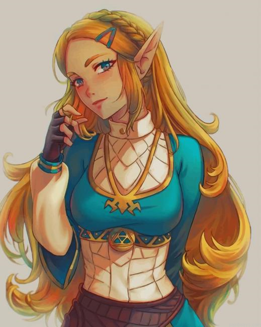 Princess Zelda New Painting By Numberss.png