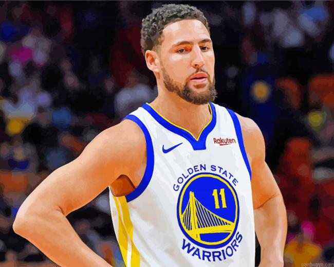 Professional Player Klay Thompson Painting By Numberss.png