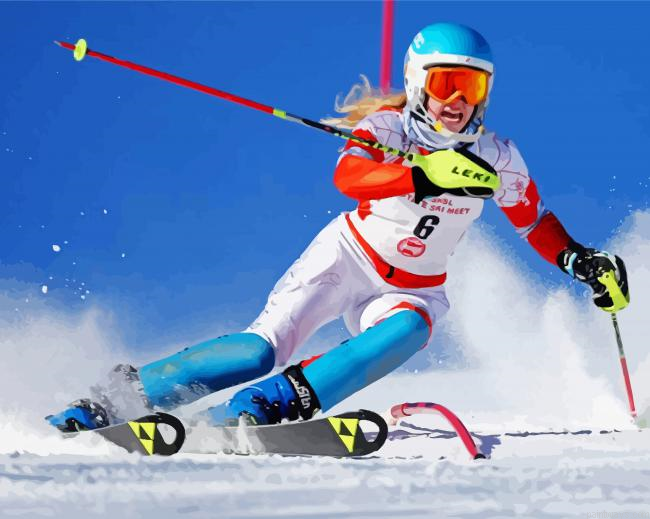 Professional Skier Lady Painting By Numberss.png