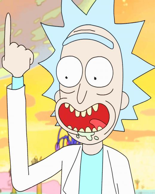 Professor Rick Sanchez New Painting By Numberss.png