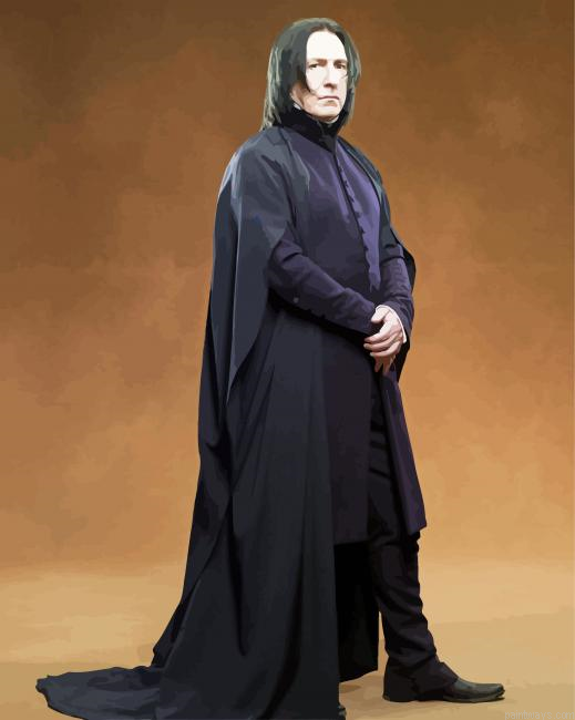 Professor Severus Snape Painting By Numberss.png