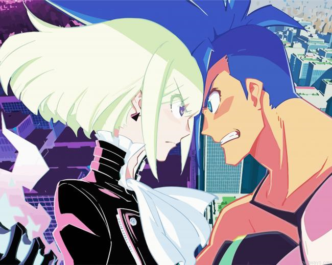 Promare Characters Painting By Numberss.png
