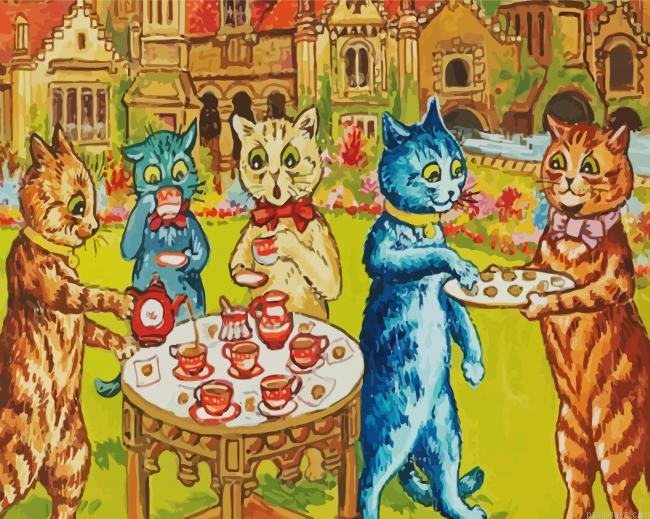 Psychedelic Cats Painting By Numberss.png