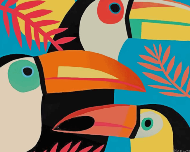Puffin Birds Painting By Numbers.png