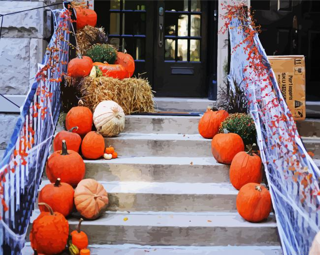 Pumpkins Stairs Painting By Numberss.png