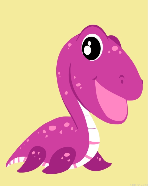 Purple Dinosaur Painting By Numbers.png