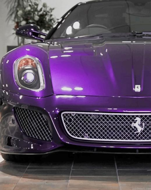 Purple Ferrari New Painting By Numberss.png