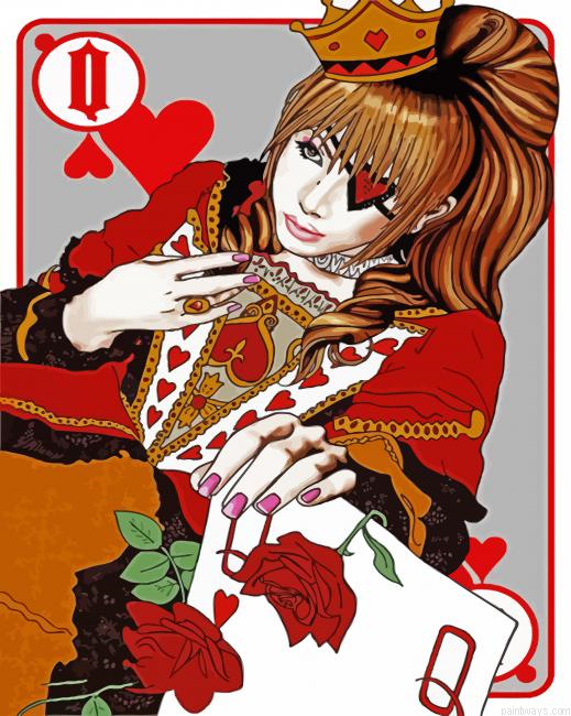 Queen Card Painting By Numberss.png