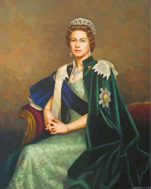 Queen Elizabeth Portrait Painting By Numberss.png