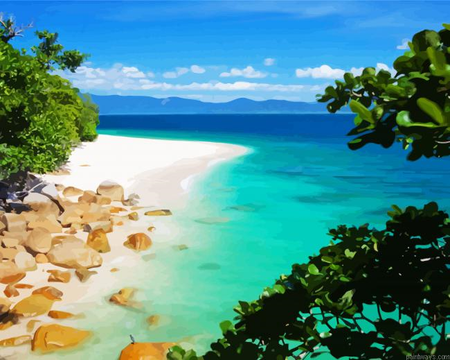 Queensland Beach View Painting By Numberss.png