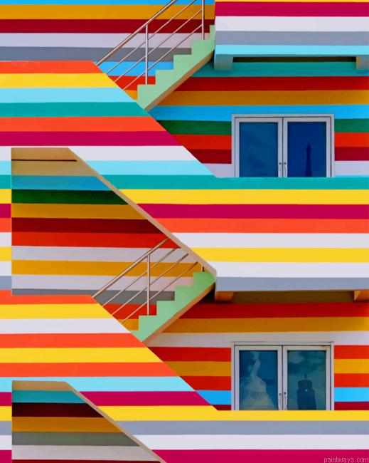 Rainbow House New Painting By Numberss.png