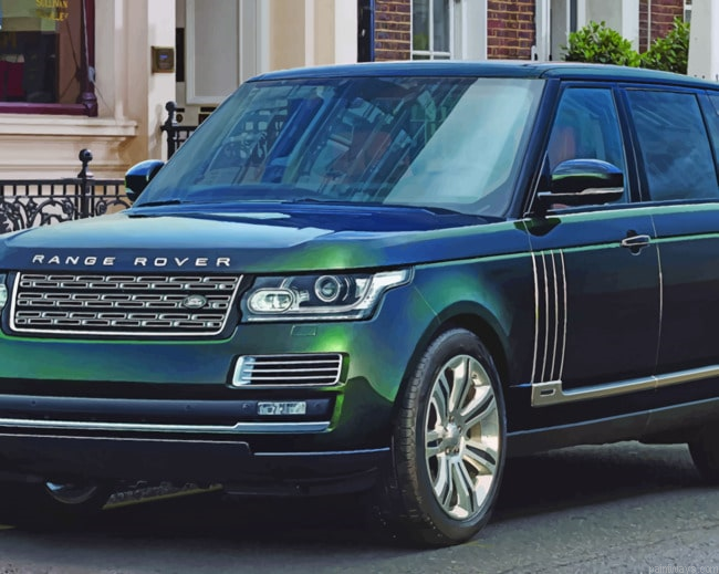 Range Rover In The Street Cars Painting By Numberss.png