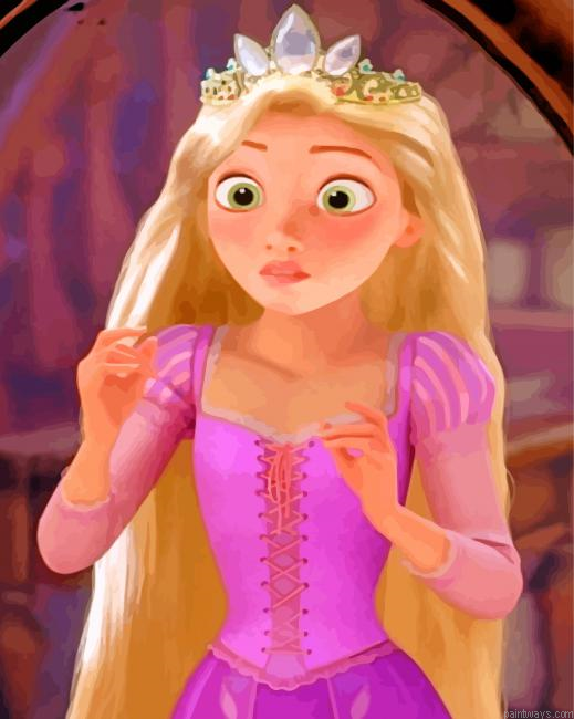 Rapunzel Disney Princess Painting By Numbers.png