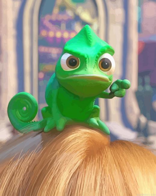 Rapunzel Pascal New Painting By Numberss.png