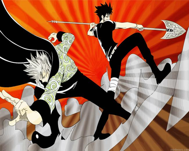 Rave Master Characters Painting By Numberss.png