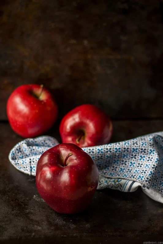 Red Apples Still Life Painting By Numberss.png