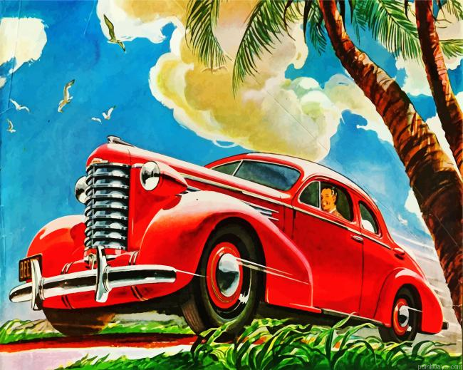 Red Car Painting By Numbers.png