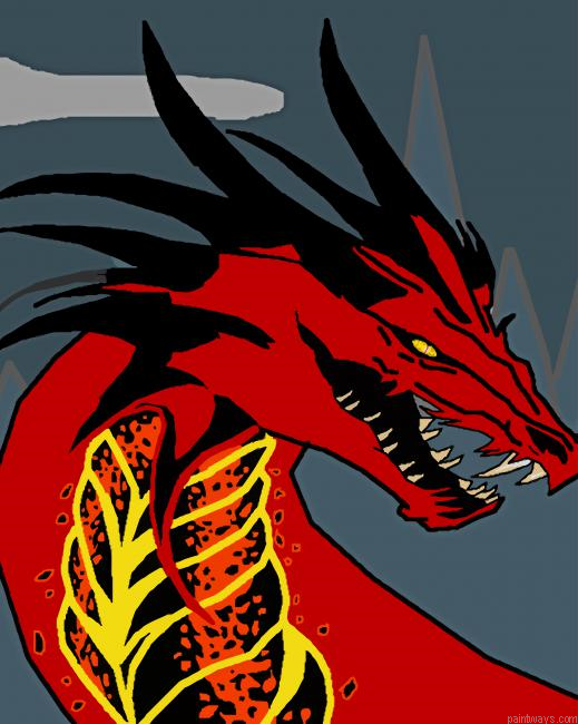 Red Dragon New Painting By Numberss.png