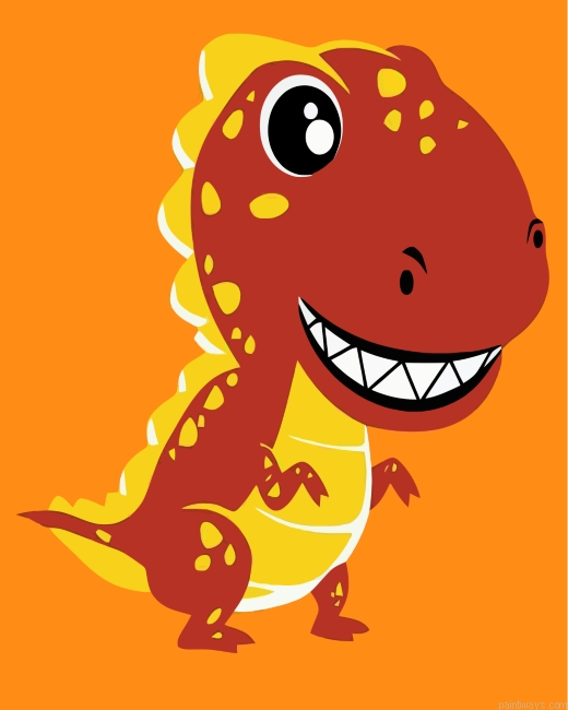 Red T Rex Painting By Numbers.png