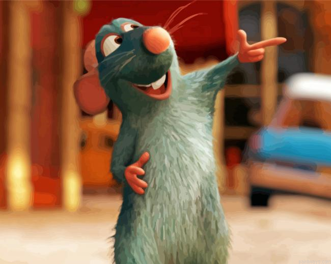 Remy Disney Character Painting By Numberss.png