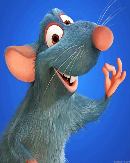 Remy Little Chef Painting By Numberss.png