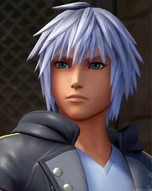 Riku Games Character Painting By Numberss.png