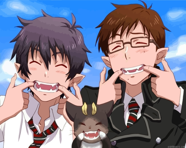 Rin Okumura And Yukio Okumura Painting By Numbers.png