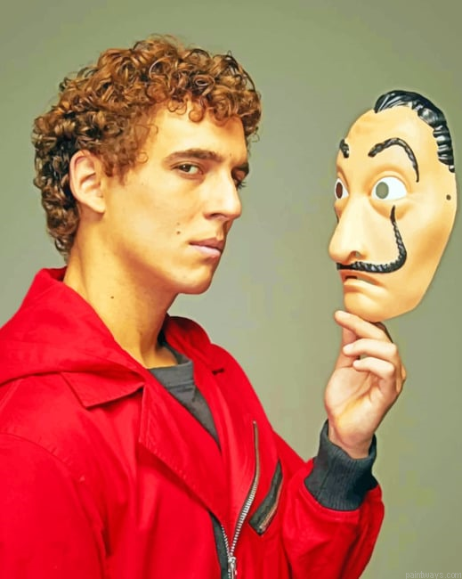 Rio La Casa De Papel Actors Painting By Numberss.png