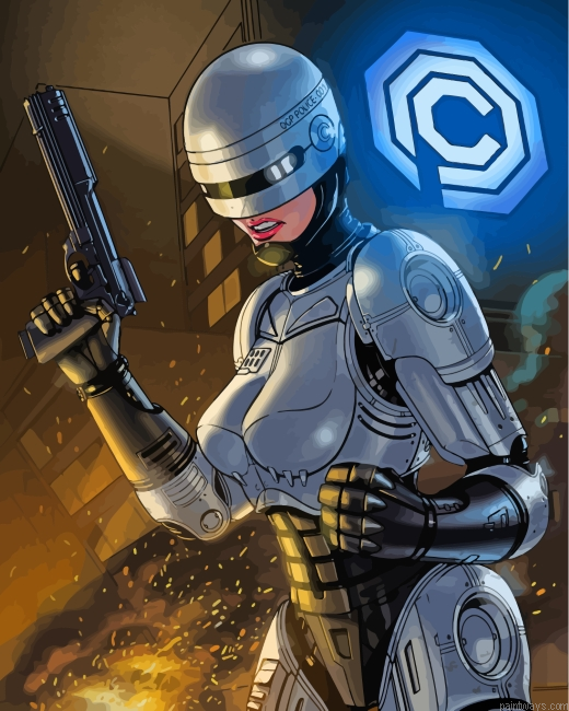 Robocop Girl Painting By Numbers.png