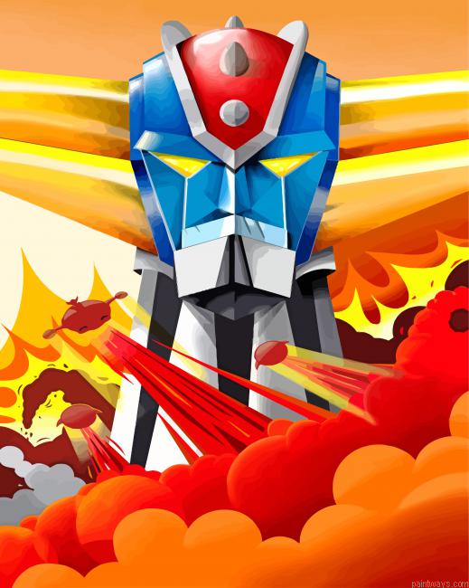Robot Goldrake Character Painting By Numberss.png