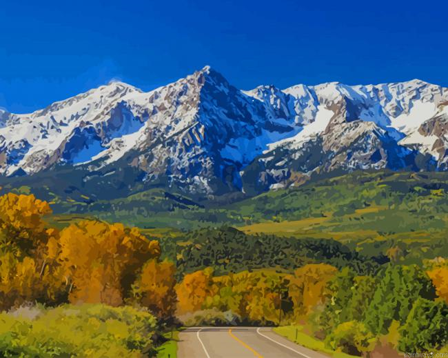 Rocky Mountains In North America New Painting By Numberss.png