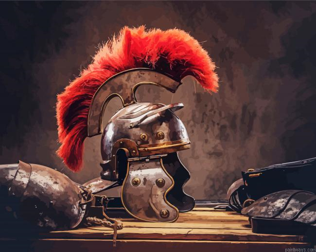 Roman Helmet Painting By Numberss.png