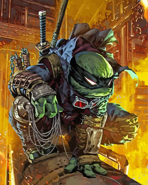 Ronin Ninja Art Painting By Numberss.png