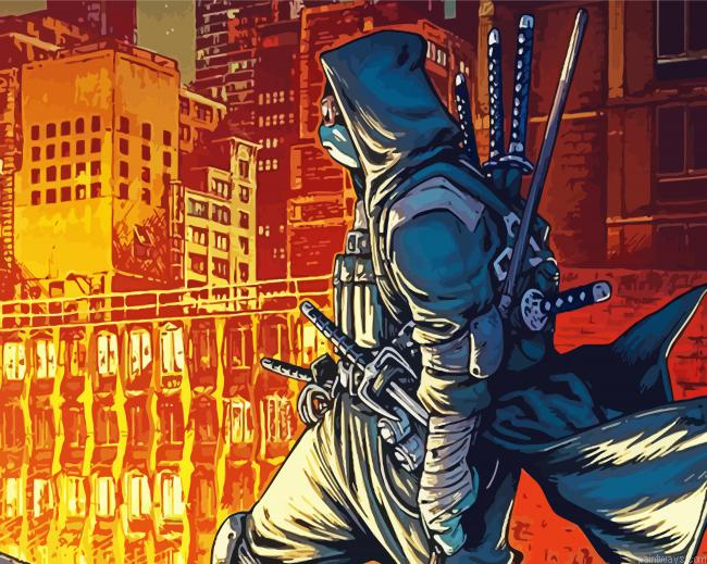 Ronin Ninja Turtles Painting By Numberss.png