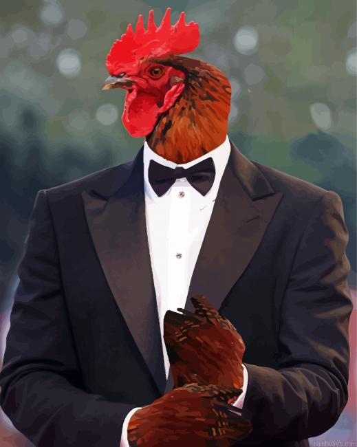 Rooster In A Suit Painting By Numberss.png