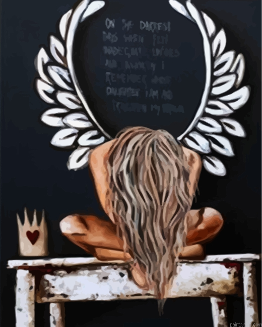 Sad Angel Painting By Numbers.png