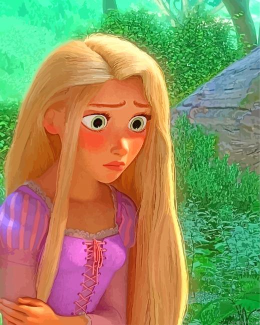 Sad Rapunzel Painting By Numbers.png