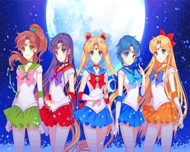 Sailor Moon Characters Painting By Numberss.png