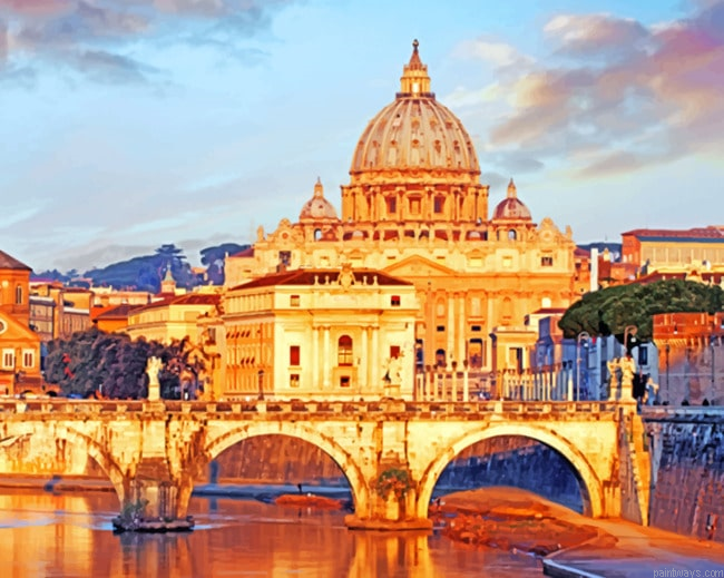 Saint Peter Basilica Museum Painting By Numberss.png