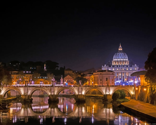 Saint Peter Square Cities Painting By Numberss.png