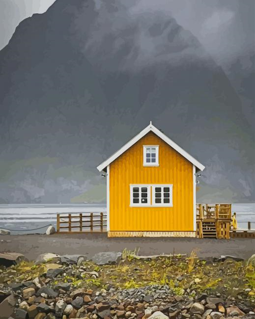 Sakrisoy Island Norway New Painting By Numberss.png