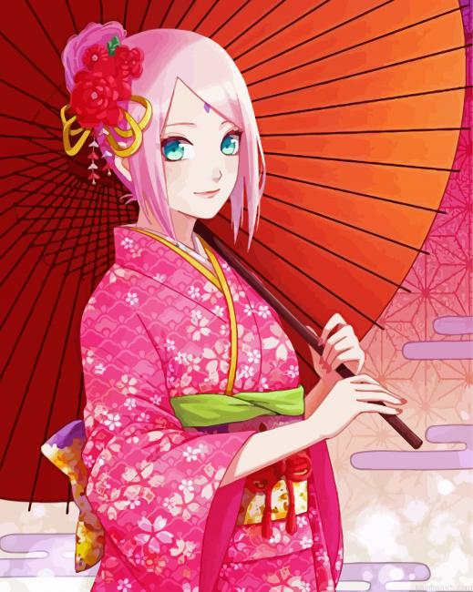 Sakura Haruno Painting By Numberss.png